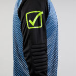 Set echipament portar fotbal Givova Manchester, Albastru Sky / Negru - imagine 3