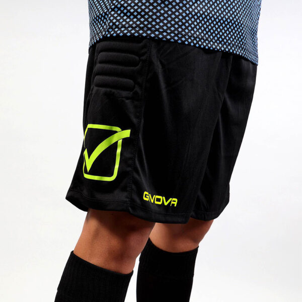 Set echipament portar fotbal Givova Manchester, Albastru Sky / Negru - imagine 4