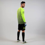 Set echipament portar fotbal Givova Manchester, Galben Fluo / Negru - imagine 2
