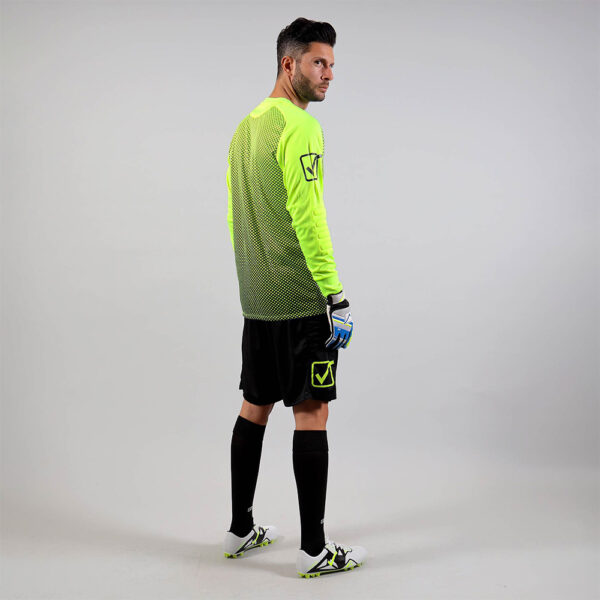 Set echipament portar fotbal Givova Manchester, Galben Fluo / Negru - imagine 2