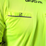 Set echipament arbitru Givova Flag, Galben Fluo / Negru - imagine 3