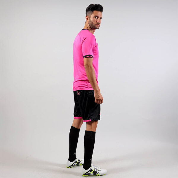 Set echipament arbitru Givova Flag, Fuxia / Negru - imagine 2