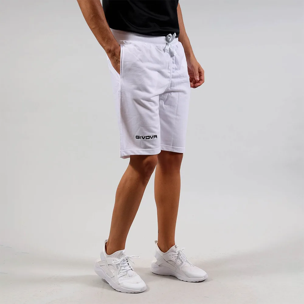 Pantaloni scurti Givova Friend, Alb - imagine 1