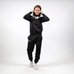 Trening Givova Roma cu gluga, Negru / Alb