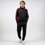 Trening Givova Roma cu gluga, Negru / Visiniu