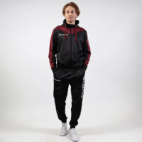 Trening Givova Roma cu gluga, Negru / Visiniu