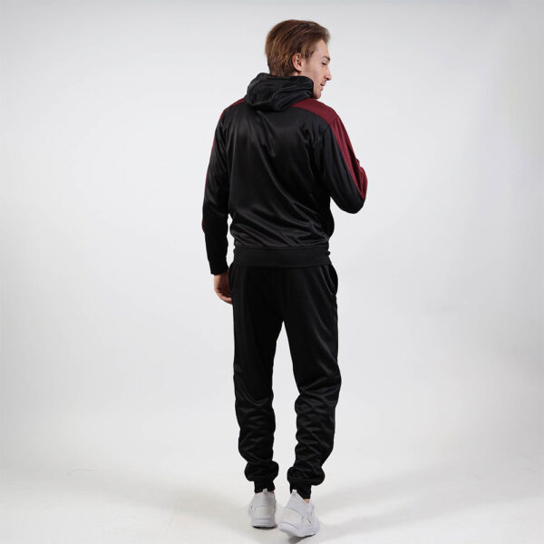 Trening Givova Roma cu gluga, Negru / Visiniu - imagine 2