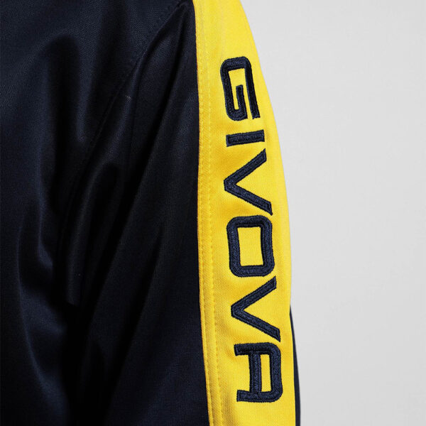 Trening Givova Roma cu gluga, Bleumarin / Galben - imagine 3