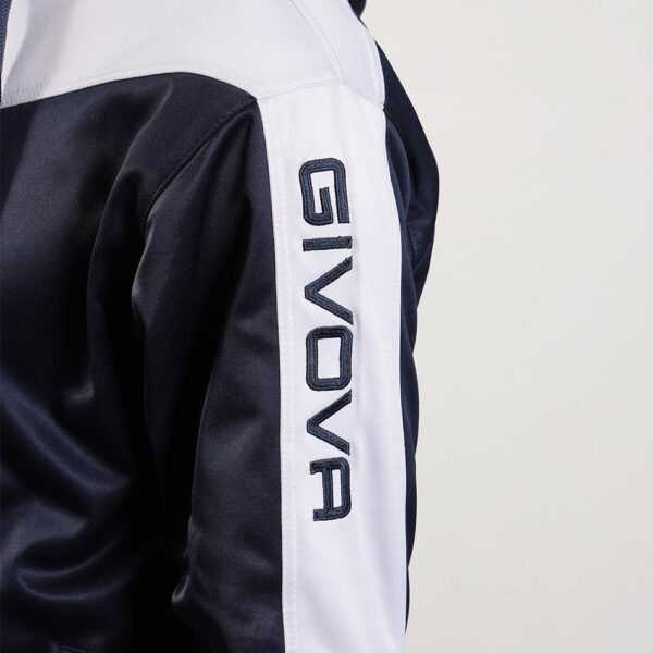 Trening Givova Roma cu gluga, Bleumarin / Alb - imagine 3