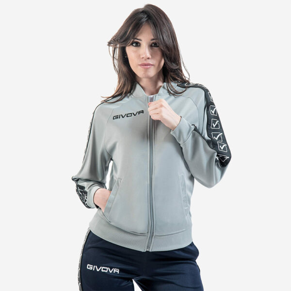 Bluza trening Givova College Band, Gri - imagine 2