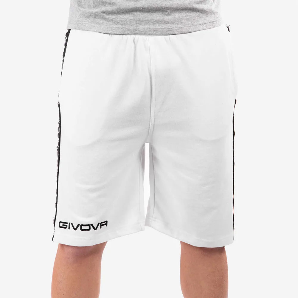 Pantaloni scurti Givova Terry Band, Alb - imagine 1