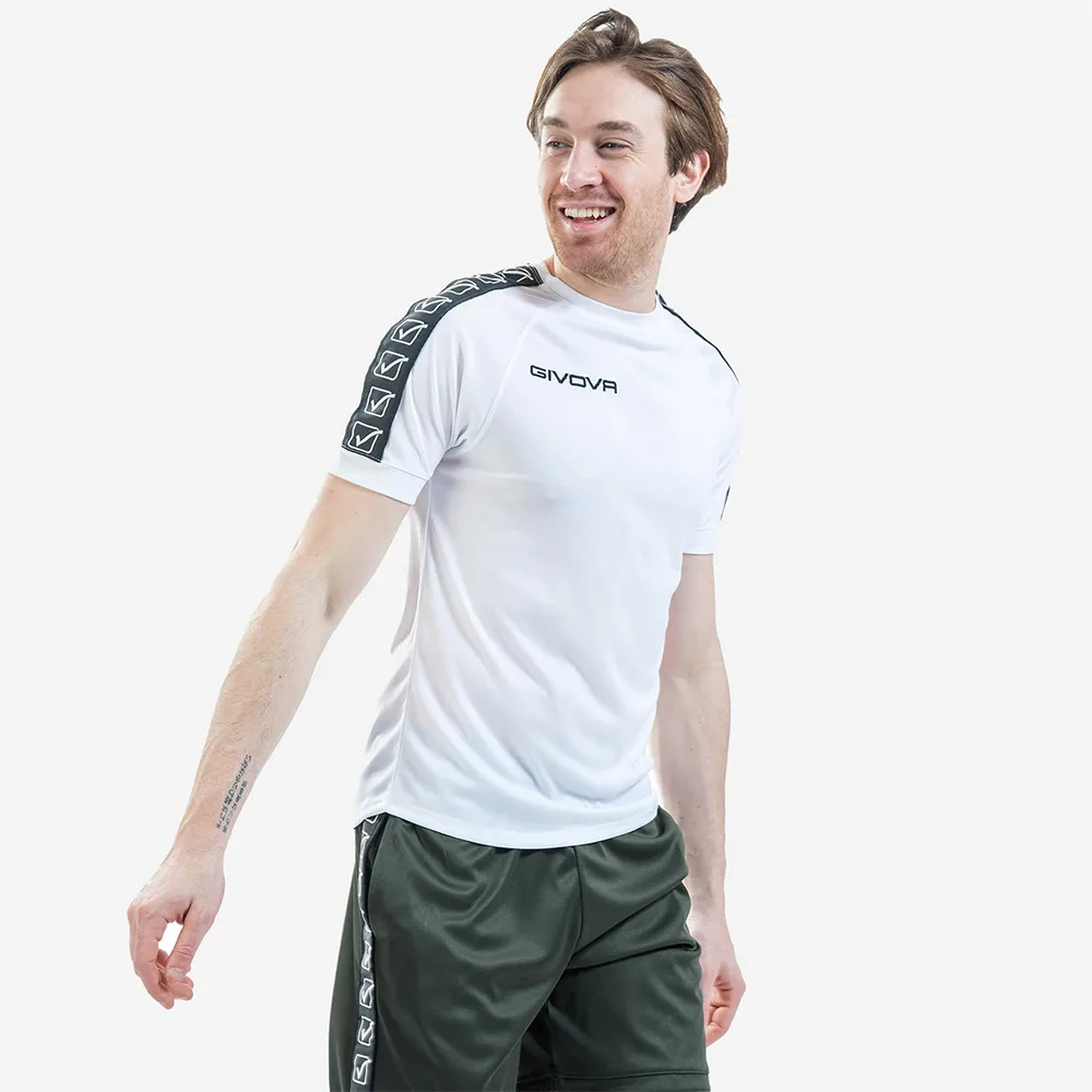 Tricou Givova Poly Band, Alb - imagine 1