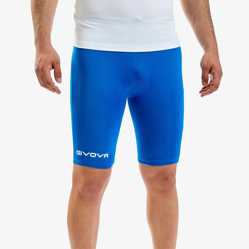 Pantaloni scurti elastici Givova Skin, Albastru Royal - imagine 1