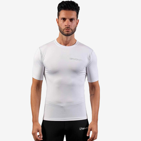 Tricou elastic Givova Corpus 2, Alb - imagine 1