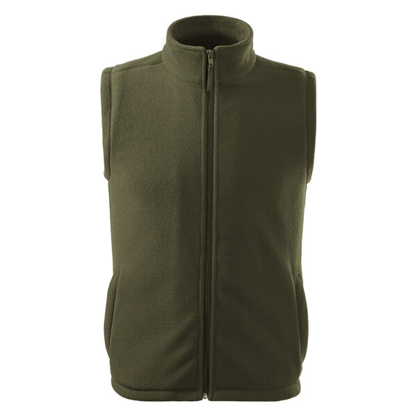 Vesta fleece Next, Verde militar - imagine 2
