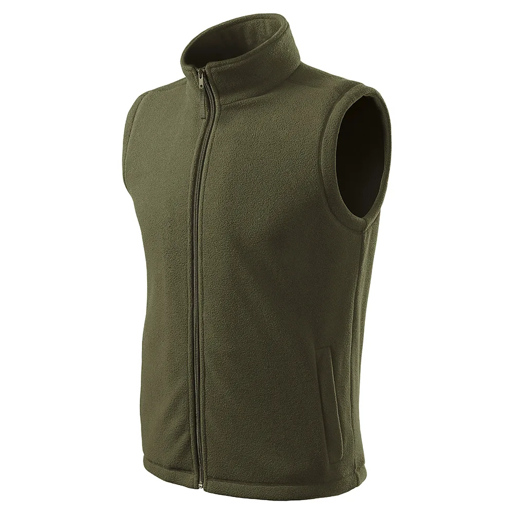 Vesta fleece Next, Verde militar - imagine 1
