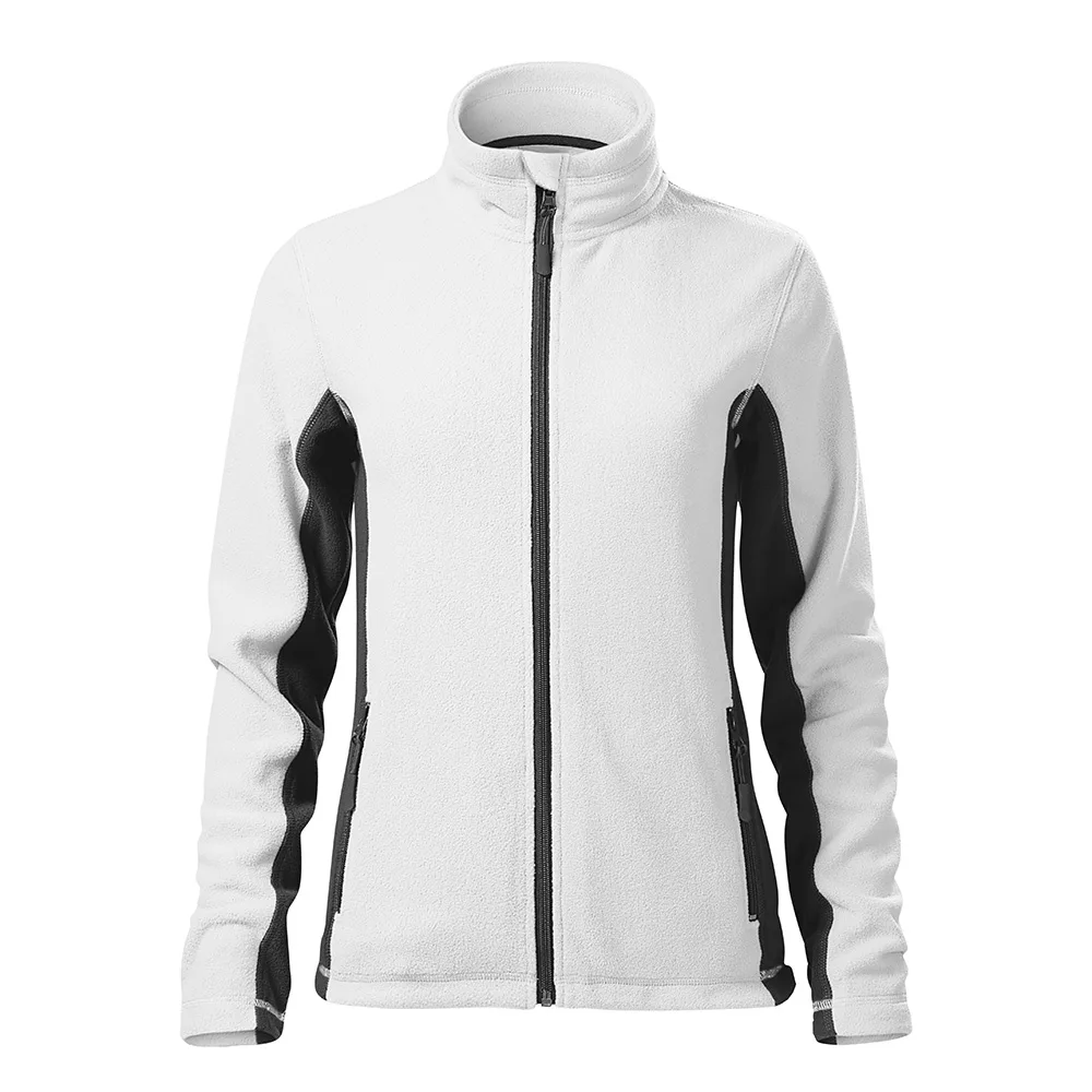 Jacheta fleece dama Frosty, Alb - imagine 2