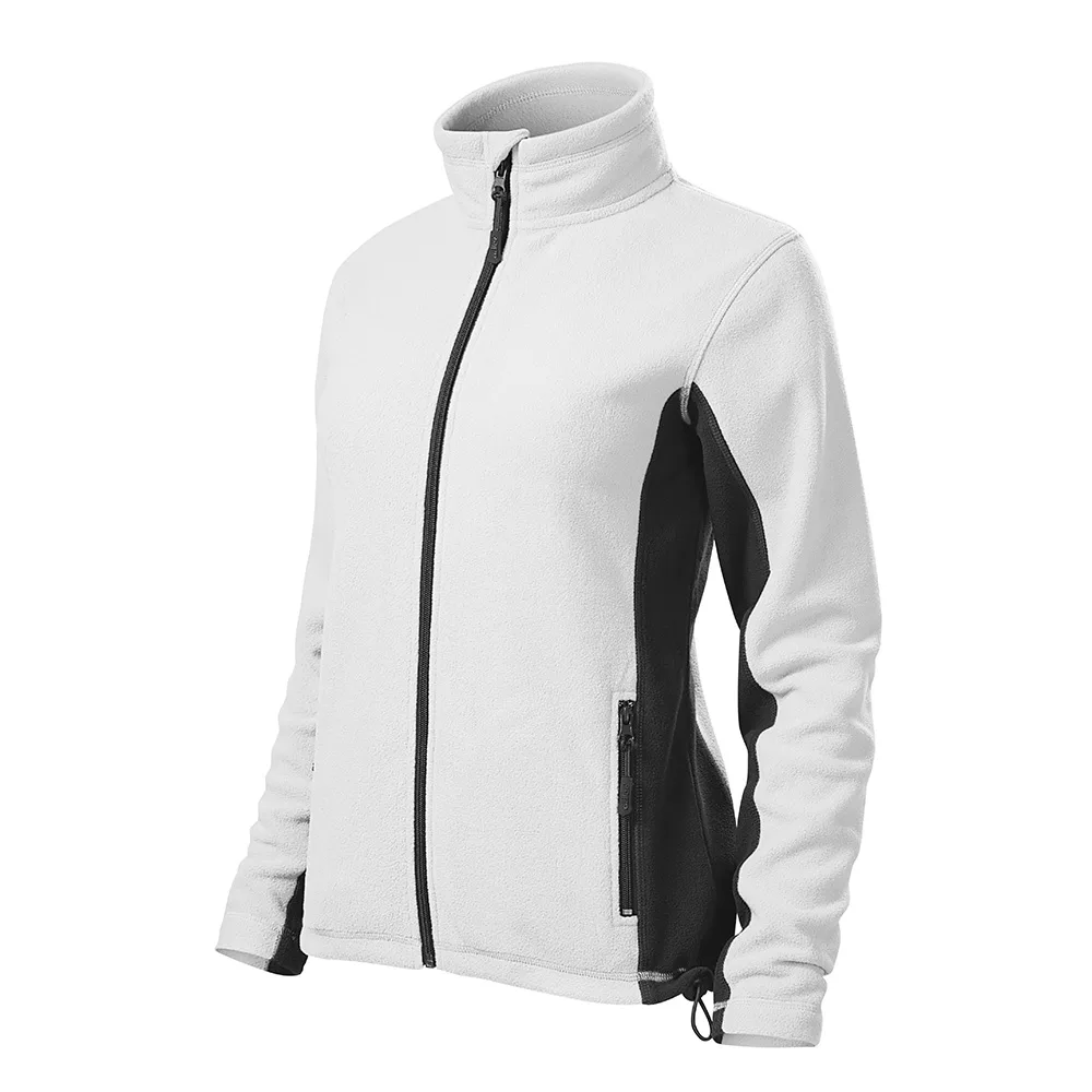 Jacheta fleece dama Frosty, Alb - imagine 1