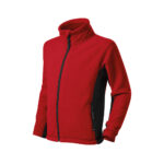 Jacheta fleece copii Frosty, Rosu