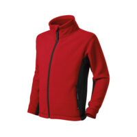 Jacheta fleece copii Frosty, Rosu
