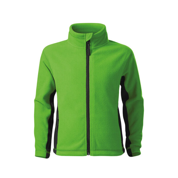 Jacheta fleece copii Frosty, Verde mar - imagine 2