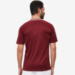 Tricou sport Givova Dama, Visiniu / Alb - imagine 2