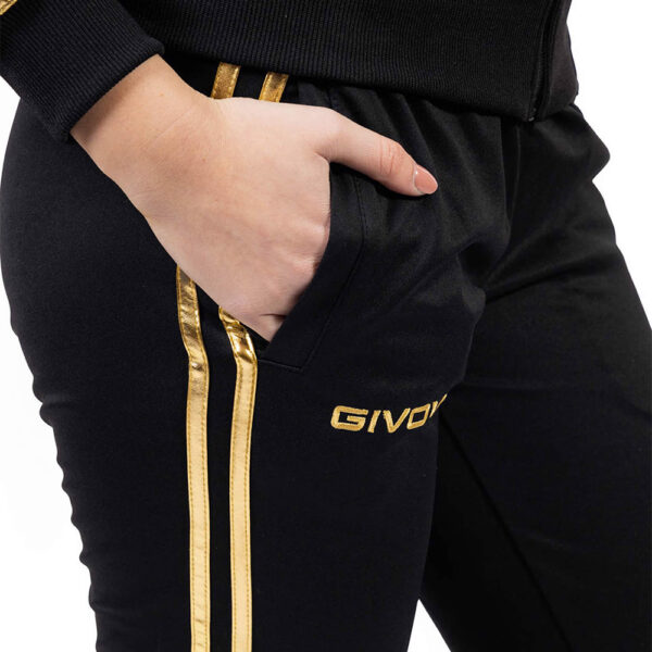Trening dama Givova Summer, Negru / Auriu - imagine 4