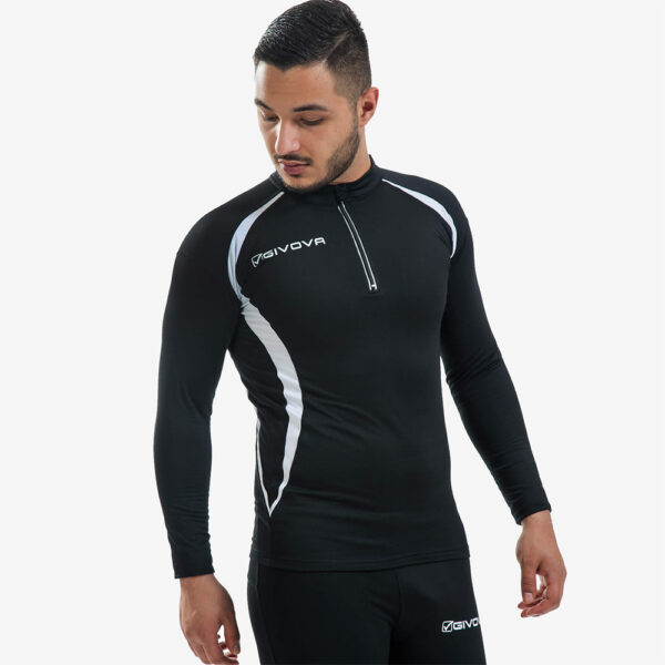 Bluza Givova Running, Negru - imagine 1