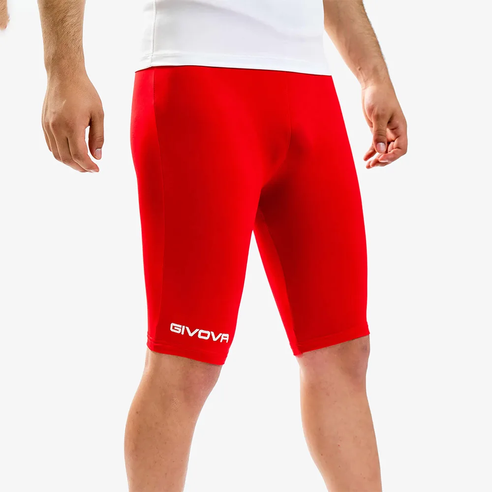 Pantaloni scurti elastici Givova Skin, Rosu - imagine 1