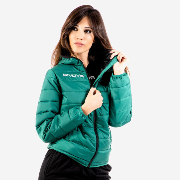 7-29 Geaca Givova Olanda, Verde inchis / Negru - imagine 1