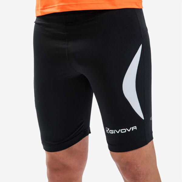 7-60 Pantaloni scurti Givova Running, Negru - imagine 1