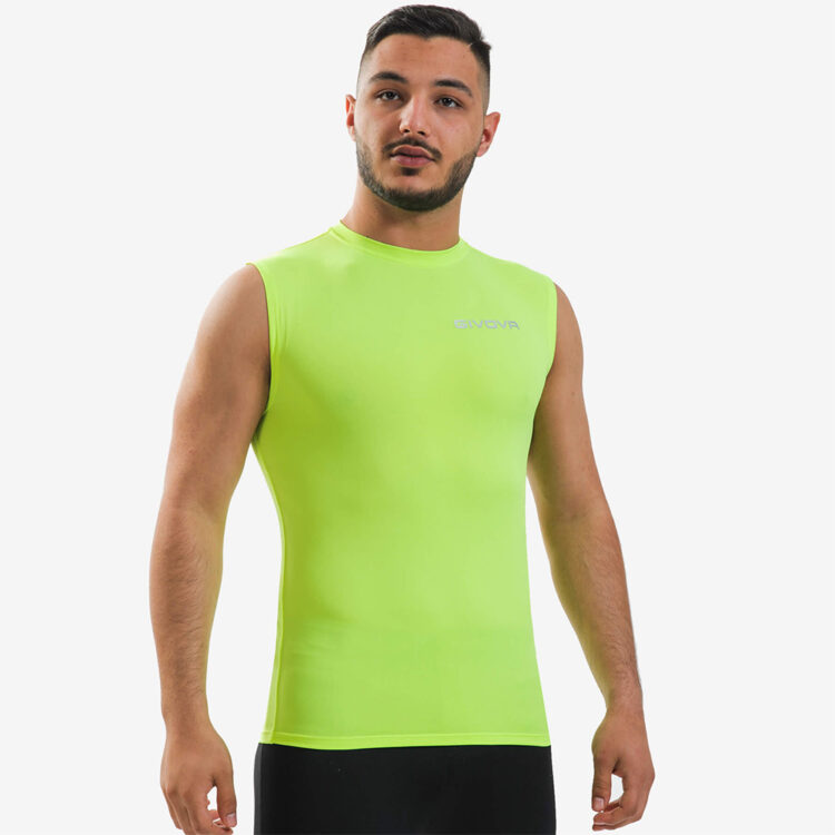 Maiou elastic Givova Corpus 1, Galben Fluo
