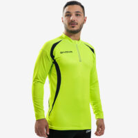 Bluza Givova Running, Galben Fluo / Negru