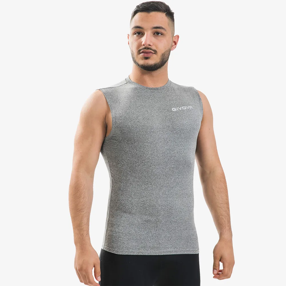 Maiou elastic Givova Corpus 1, Gri inchis - imagine 1