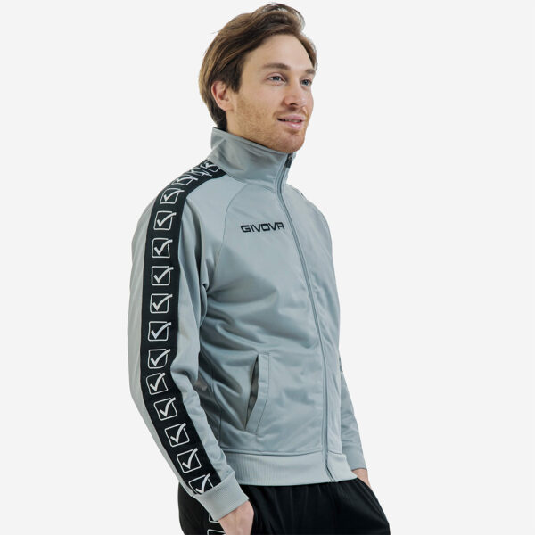 Bluza trening Givova Tricot Band, Gri - imagine 1