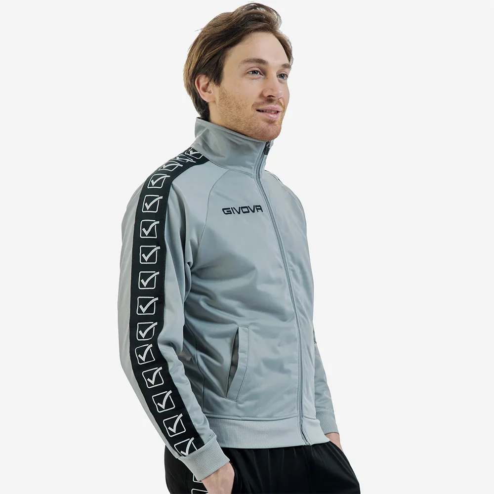 Bluza trening Givova Tricot Band, Gri - imagine 1