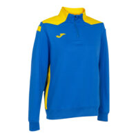 Bluza antrenament dama Joma Championship VI, Albastru Royal / Galben