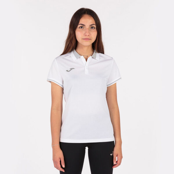 901272.211_2 Tricou polo dama Joma Championship VI, Alb / Gri - imagine 1