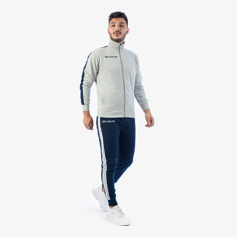 Trening Givova Revolution Felpa, Gri deschis / Bleumarin - imagine 1