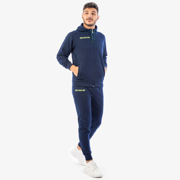 Trening Givova Poker, Bleumarin / Galben Fluo - imagine 3