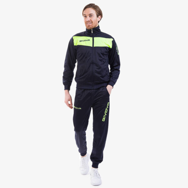 AJ7A4618 Trening Givova Visa Fluo, Bleumarin / Galben Fluo - imagine 1
