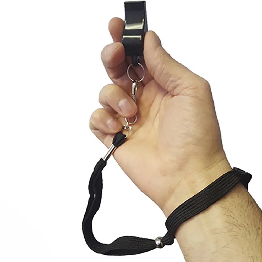 Snur flurier arbitru Ligasport, Negru - imagine 1