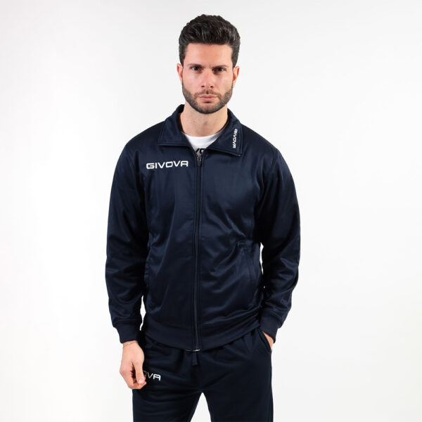 Bluza trening Givova Mono 500, Bleumarin - imagine 1