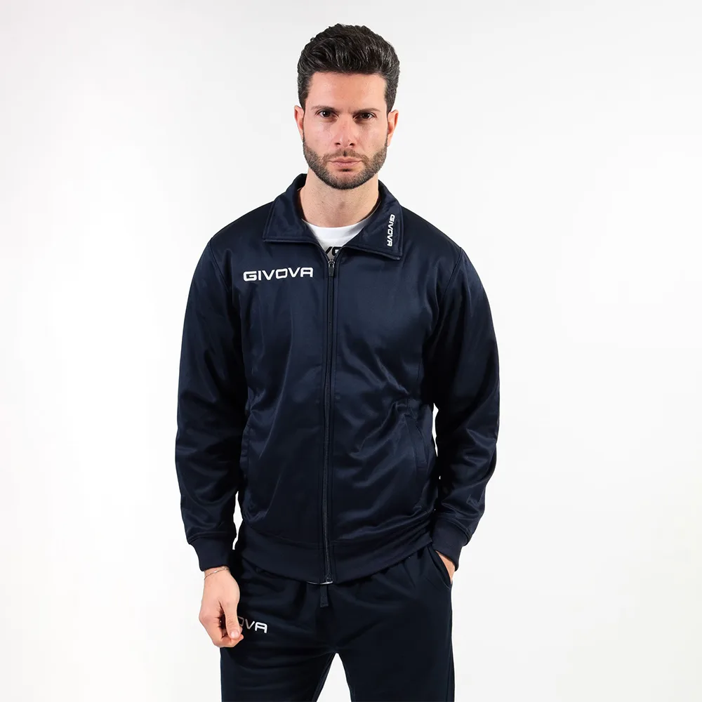 Bluza trening Givova Mono 500, Bleumarin - imagine 1