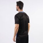 Tricou sport Givova Tratto, Negru / Albastru Royal - imagine 3