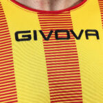 Tricou sport Givova Tratto, Rosu / Galben - imagine 4