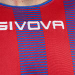 Tricou sport Givova Tratto, Albastru Royal / Rosu - imagine 3