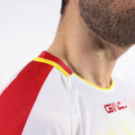 Tricou sport Givova Radio, Rosu / Galben - imagine 4