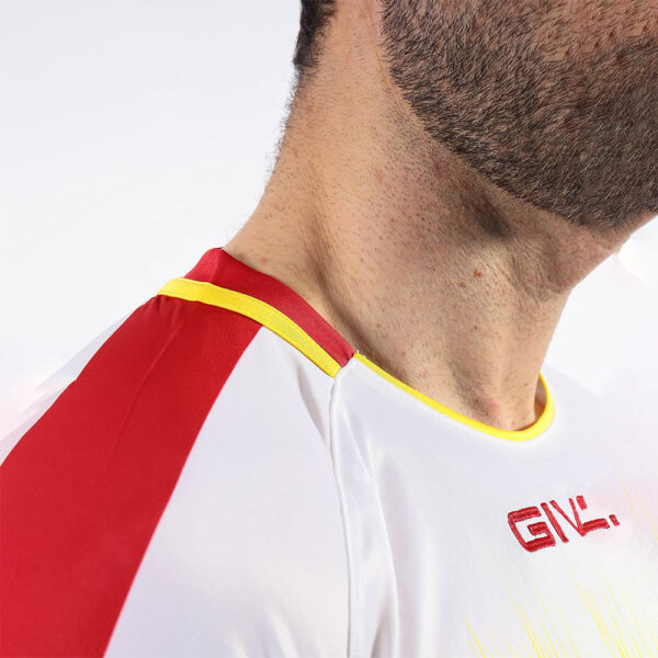 Tricou sport Givova Radio, Rosu / Galben - imagine 4