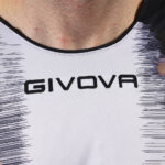 Tricou sport Givova Stripe, Alb / Negru - imagine 3
